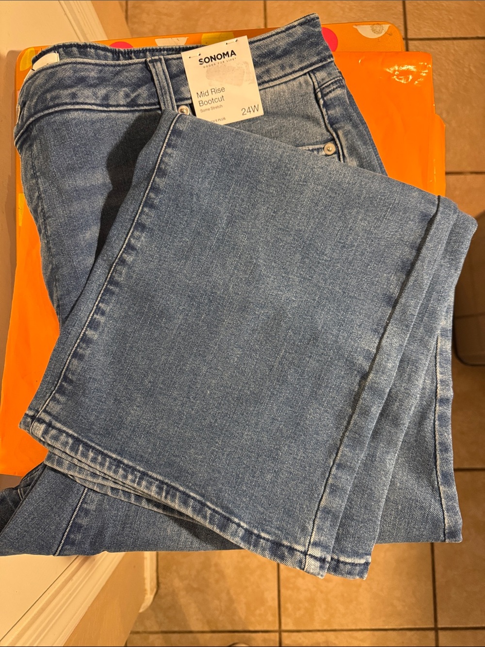 Mid Rise Bootcut Jeans